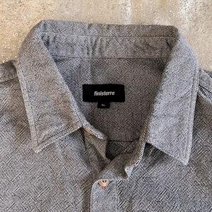 Finisterre Men’s Long-sleeve Cotton Shirt xl